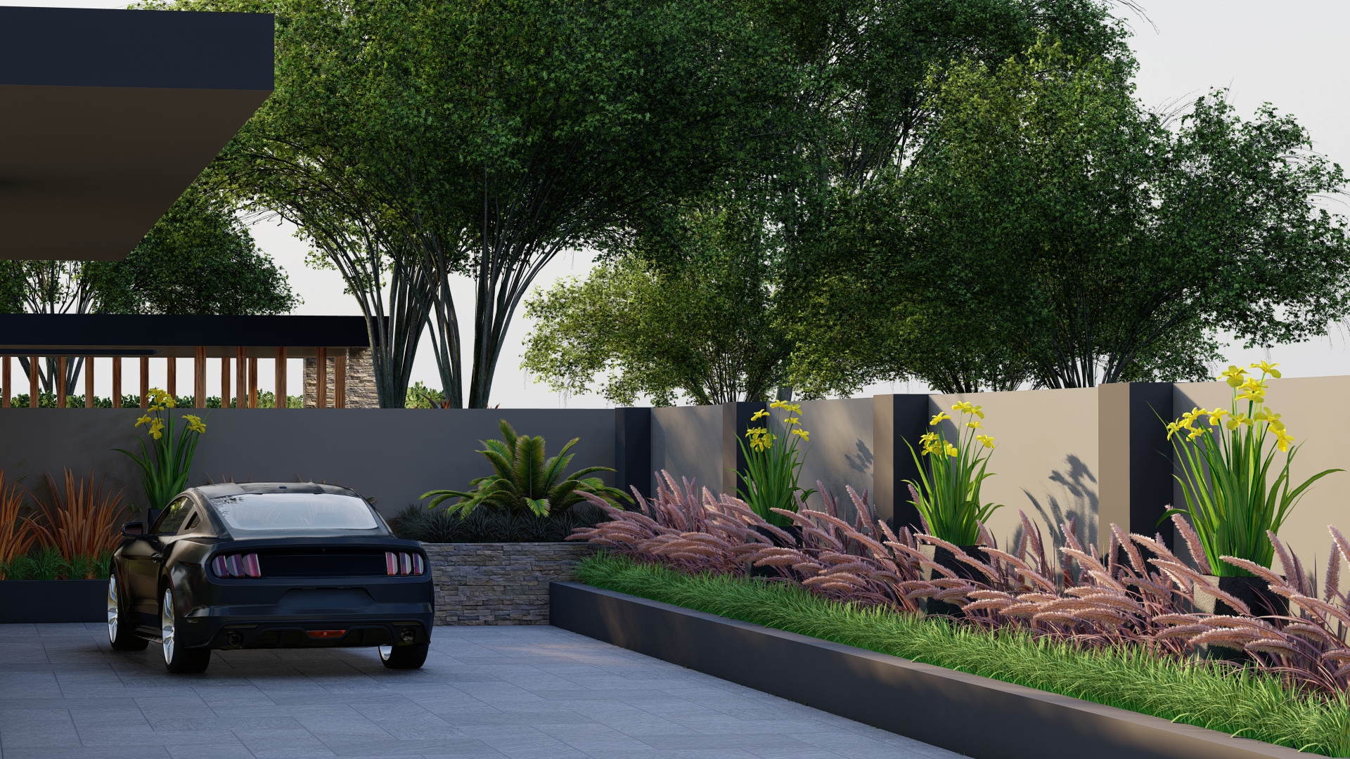 Driveway Landscaping Design